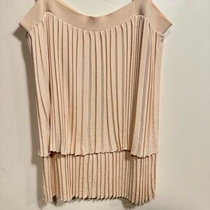 Club Monaco Accordion Pleated Tiered Top